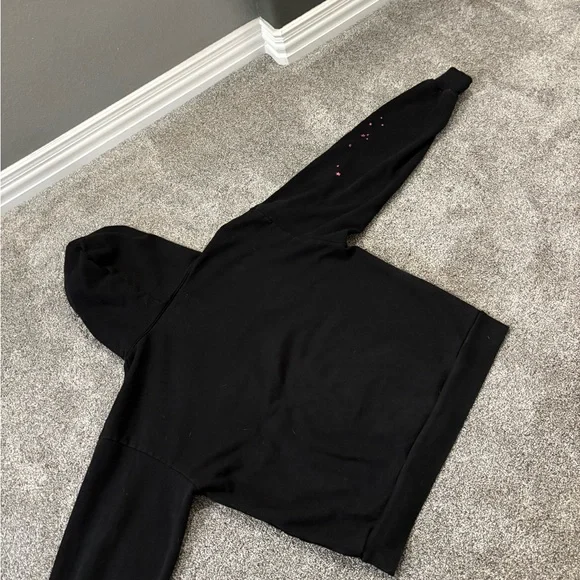 Black Hoodie with Pink Graphic - Picture 4 of 7